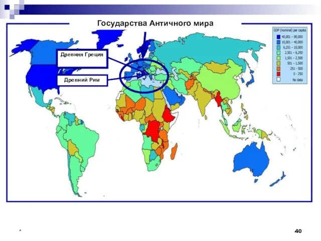 Государства Античного мира Древняя Греция Древний Рим *
