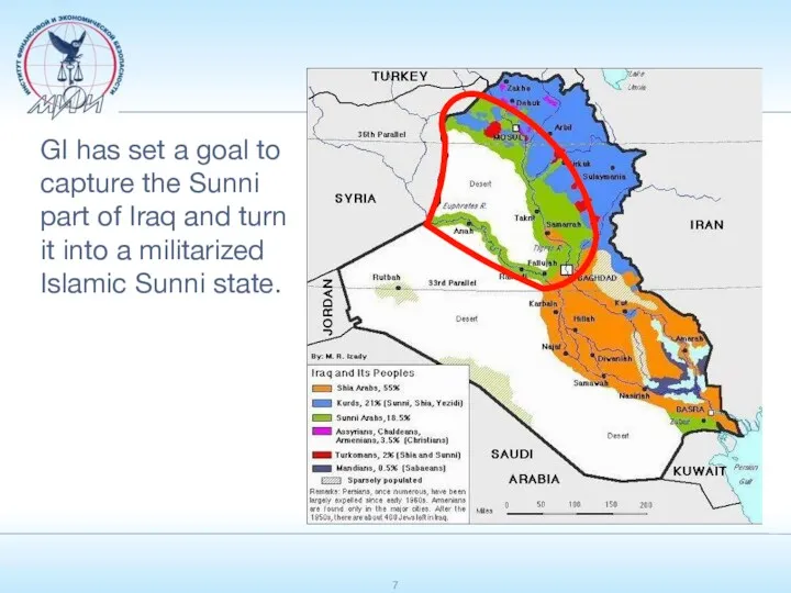 GI has set a goal to capture the Sunni part