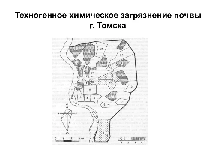 Техногенное химическое загрязнение почвы г. Томска