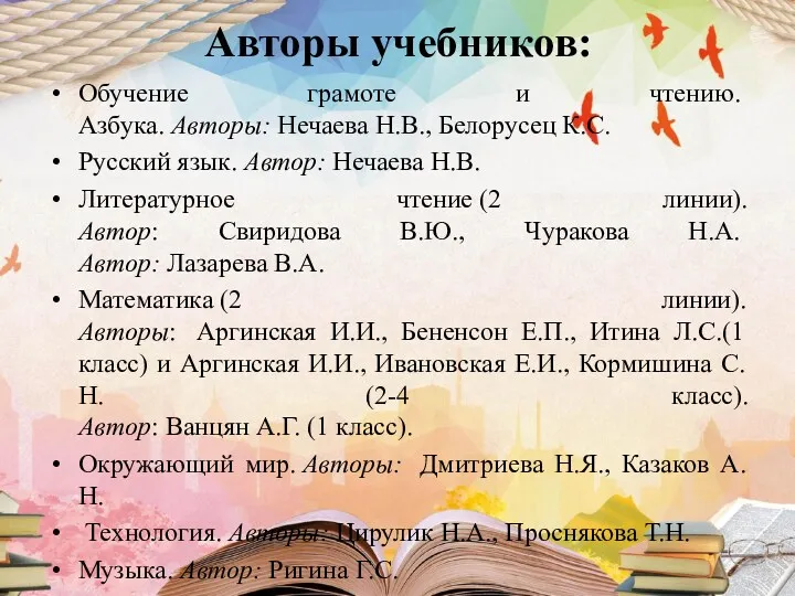 Обучение грамоте и чтению. Азбука. Авторы: Нечаева Н.В., Белорусец К.С.