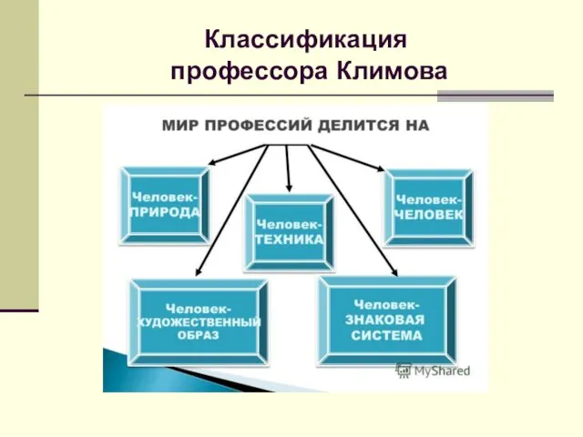 Классификация профессора Климова