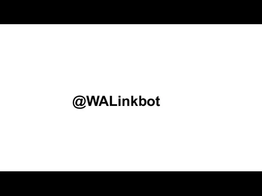 @WALinkbot