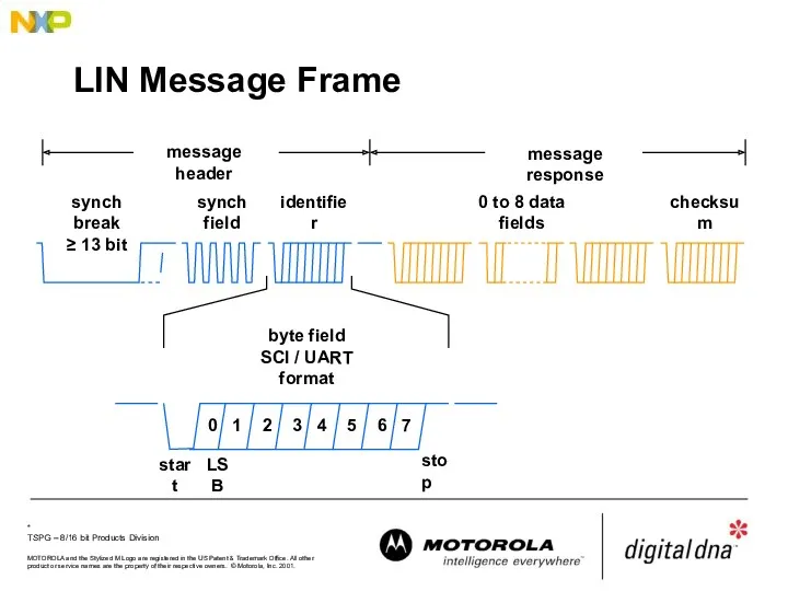 LIN Message Frame