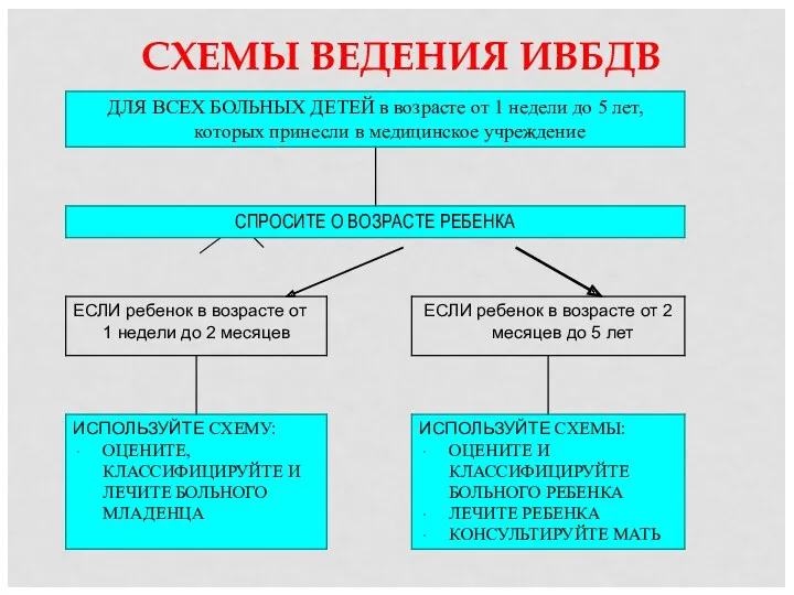 СХЕМЫ ВЕДЕНИЯ ИВБДВ