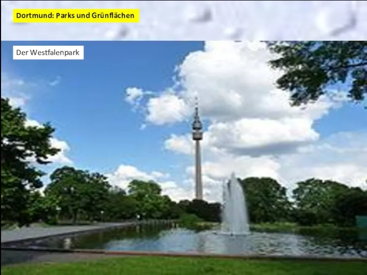 Dortmund: Parks und Grünflächen Der Westfalenpark