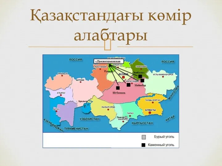 Қазақстандағы көмір алабтары