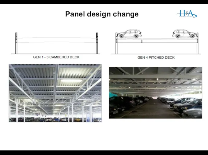 Panel design change