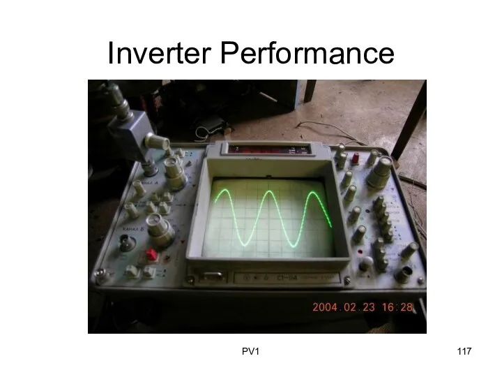 Inverter Performance PV1