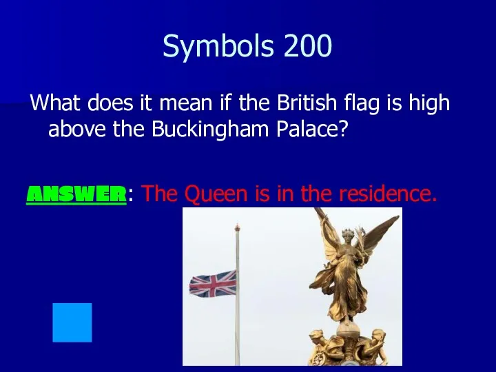 Symbols 200 What does it mean if the British flag