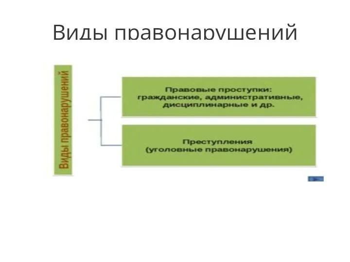 Виды правонарушений