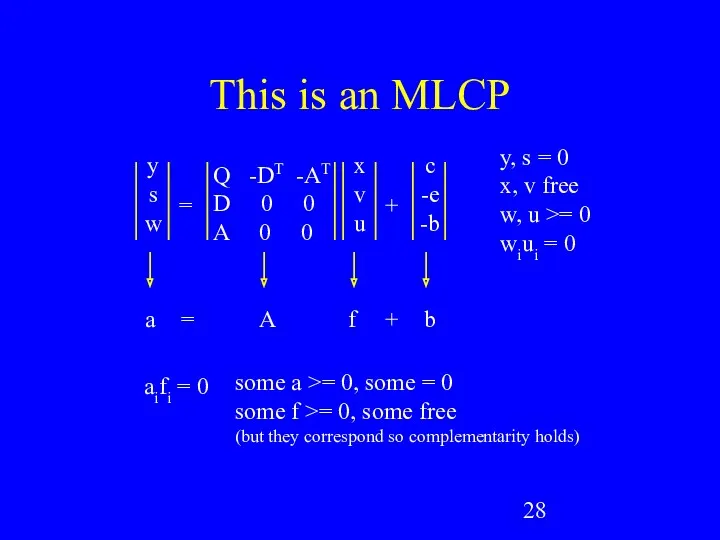 This is an MLCP x v u Q -DT -AT