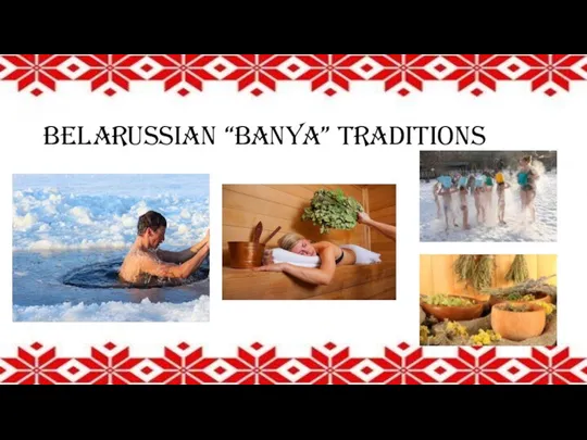 Belarussian “banya” traditions