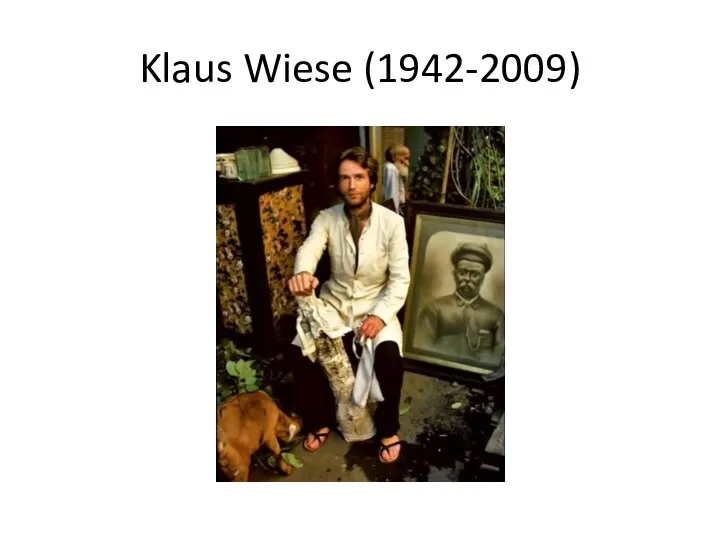 Klaus Wiese (1942-2009)