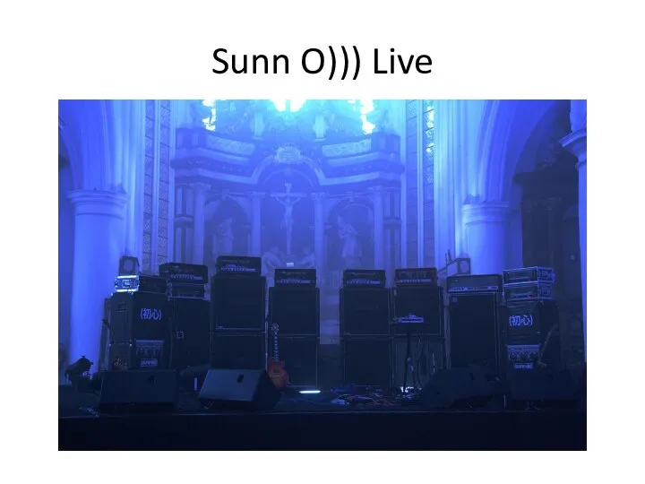 Sunn O))) Live