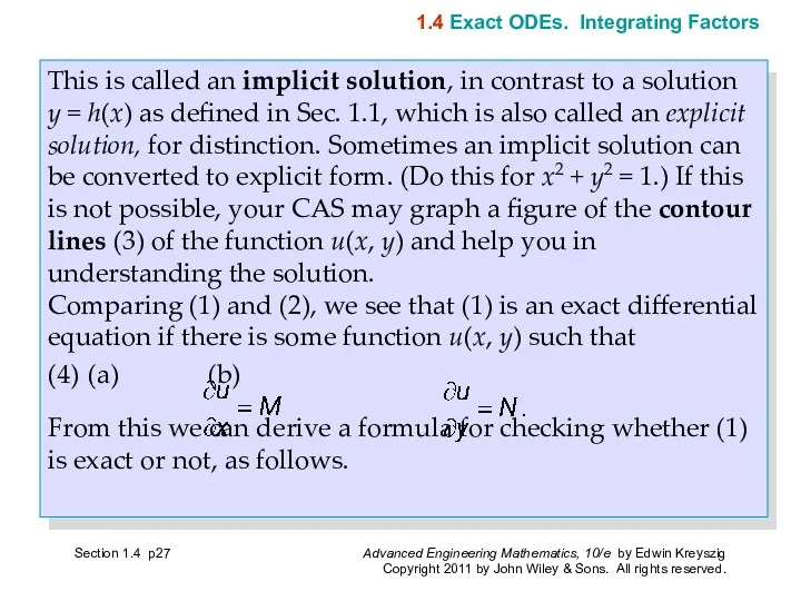 This is called an implicit solution, in contrast to a solution y =