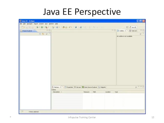 Java EE Perspective * Infopulse Training Center