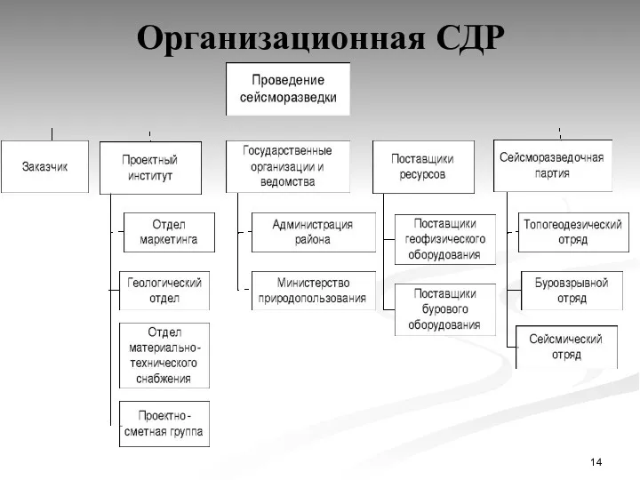 Организационная СДР