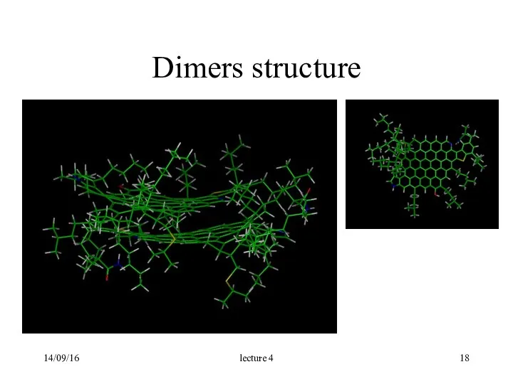 14/09/16 Dimers structure lecture 4