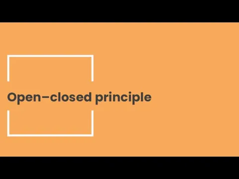 Open–closed principle