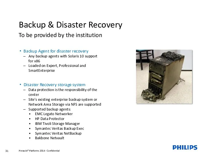 Backup Agent for disaster recovery Any backup agents with Solaris