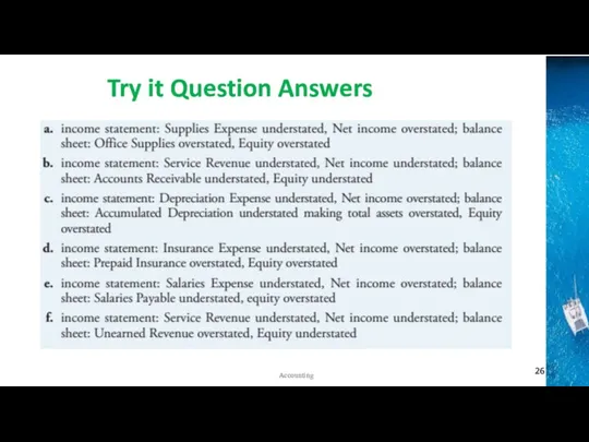 Try it Question Answers Accounting