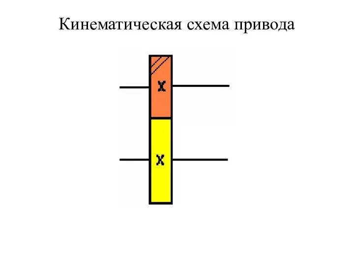 Кинематическая схема привода