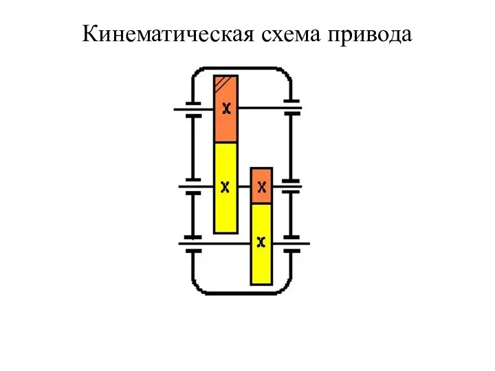 Кинематическая схема привода