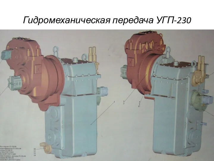 Гидромеханическая передача УГП-230