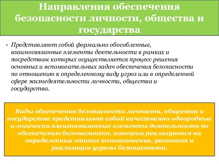 Представляют собой формально обособленные, взаимосвязанные элементы деятельности в рамках и