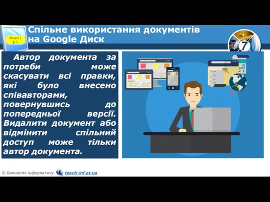 Спільне використання документів на Google Диск Розділ 1 § 5