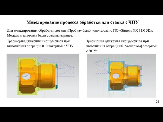 Моделирование процесса обработки для станка с ЧПУ Для моделирования обработки