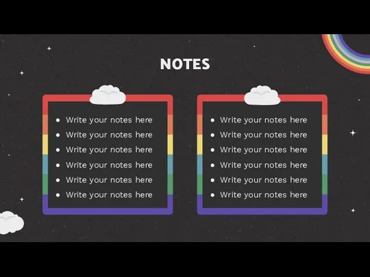 NOTES Write your notes here Write your notes here Write