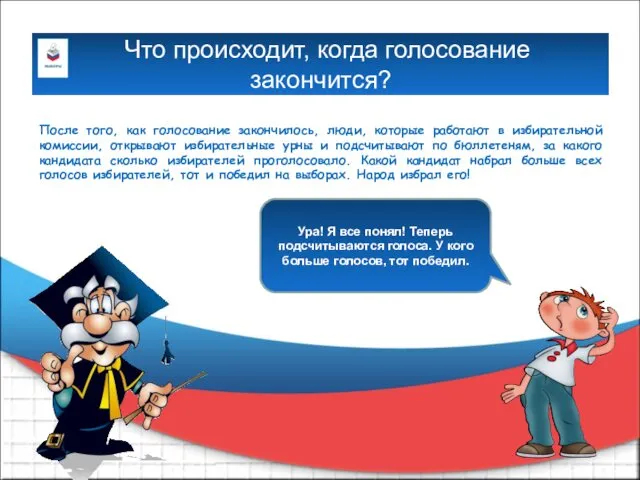 Что происходит, когда голосование закончится? После того, как голосование закончилось,