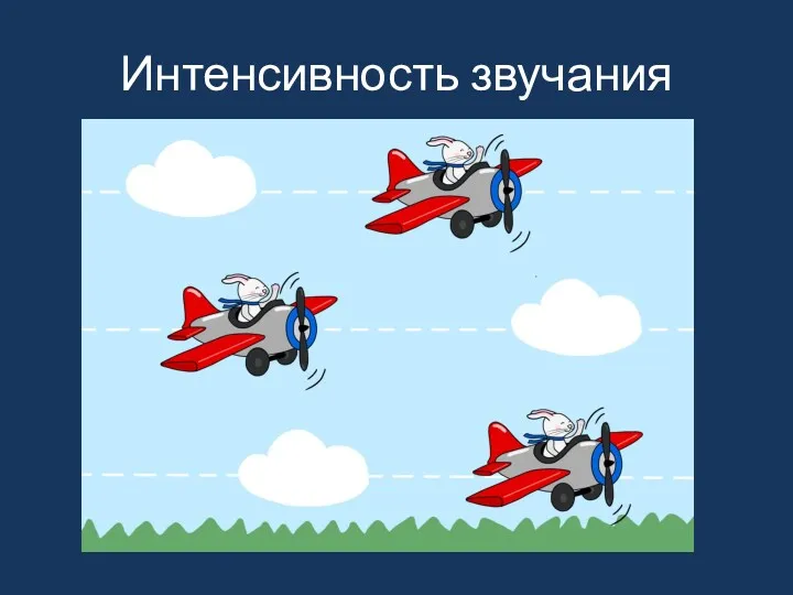 Интенсивность звучания