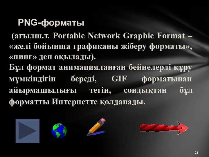 (ағылш.т. Portable Network Graphic Format – «желі бойынша графиканы жіберу