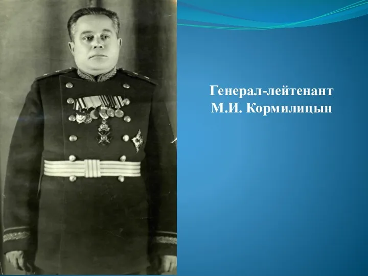 Генерал-лейтенант М.И. Кормилицын