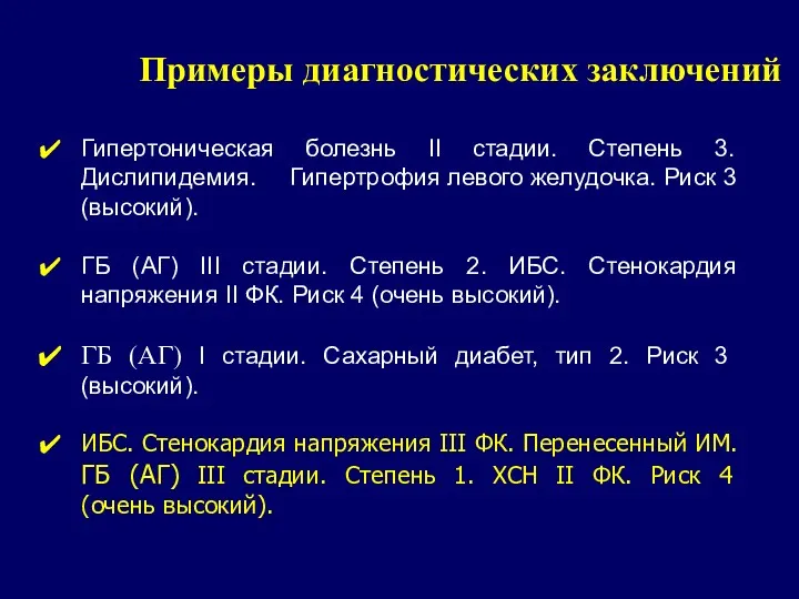 Гипертоническая болезнь II стадии. Степень 3. Дислипидемия. Гипертрофия левого желудочка.