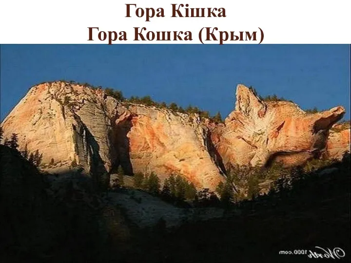 Гора Кішка Гора Кошка (Крым)