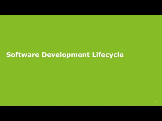 Software Development Lifecycle