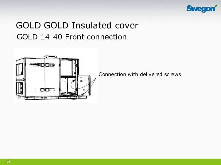 GOLD GOLD Insulated cover GOLD 14-40 Front connection Connection with delivered screws