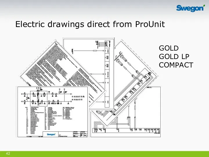 Electric drawings direct from ProUnit GOLD GOLD LP COMPACT