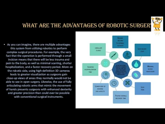 WHAT ARE THE ADVANTAGES OF ROBOTIC SURGERY? As you can