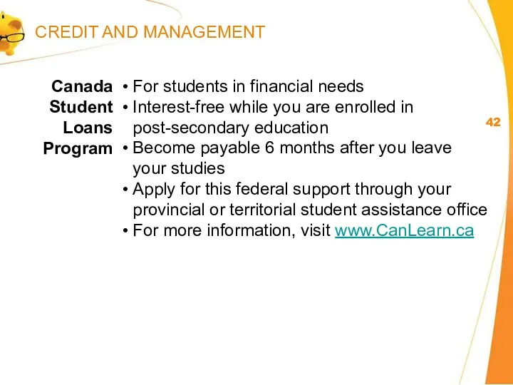 For students in financial needs Interest-free while you are enrolled