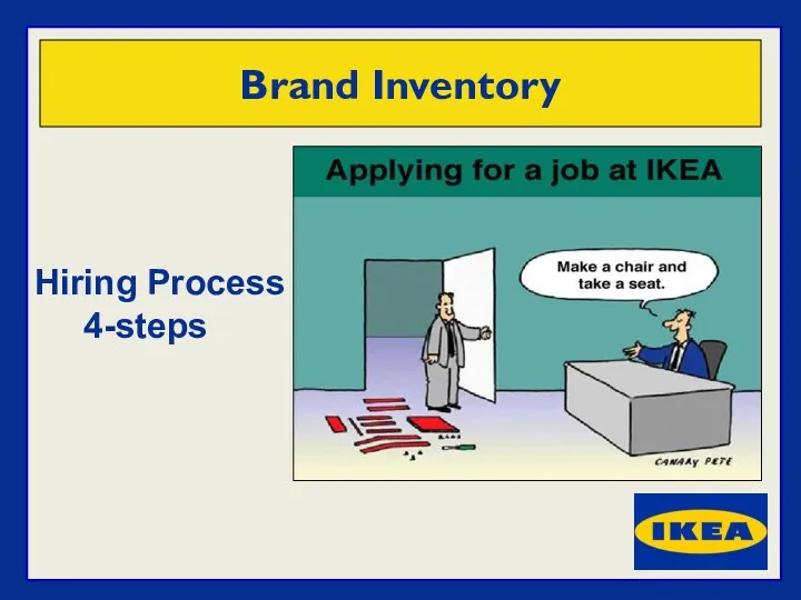 Hiring Process 4-steps Brand Inventory