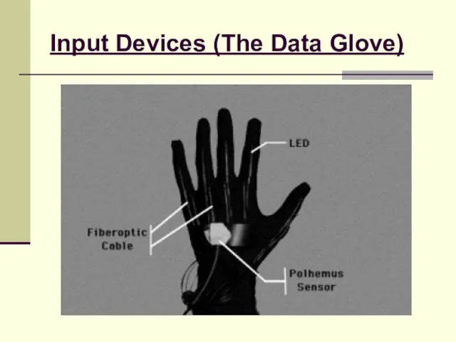 Input Devices (The Data Glove)
