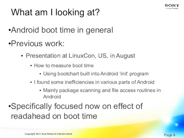 What am I looking at? Android boot time in general