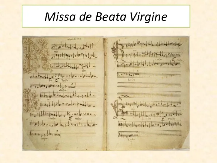 Missa de Beata Virgine