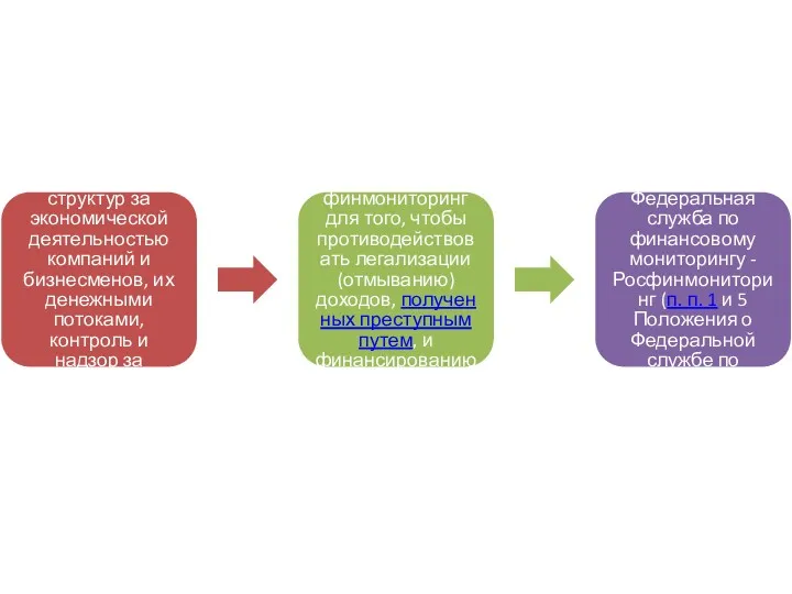 Финмониторинг - это наблюдение со стороны государственных структур за экономической