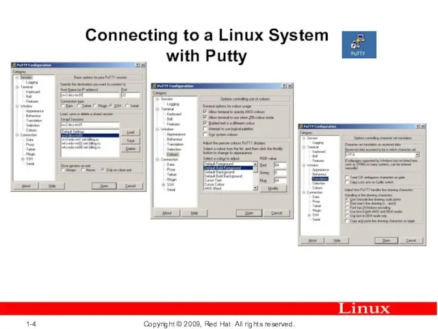 Connecting to a Linux System with Putty