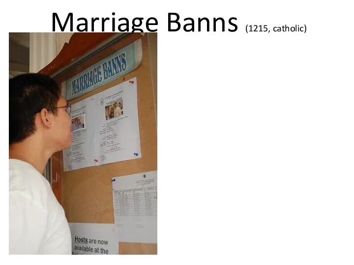 Marriage Banns (1215, catholic)